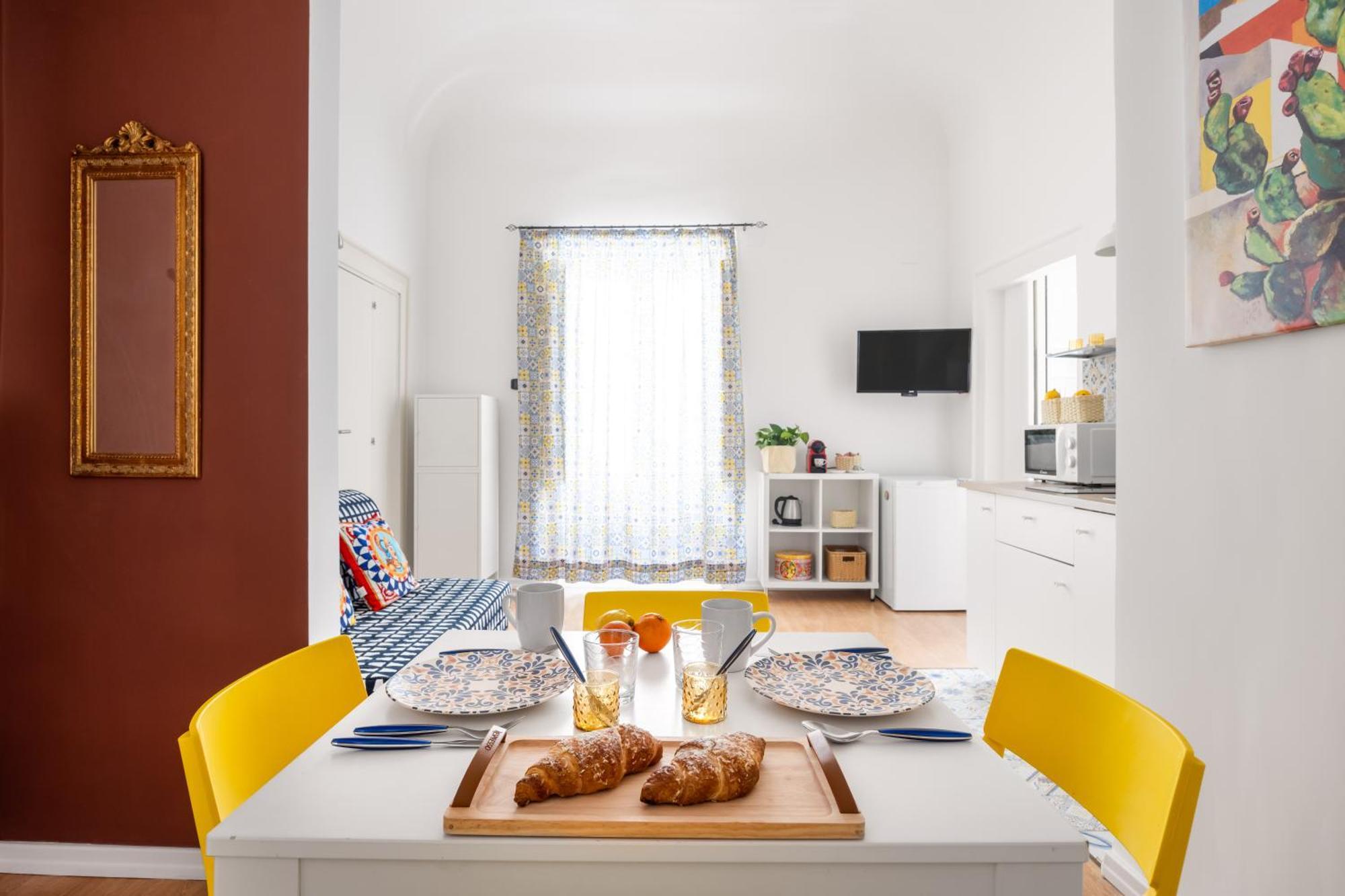 Agata E Rosalia 2 Bedroom Flat At The Quattro Canti باليرمو المظهر الخارجي الصورة